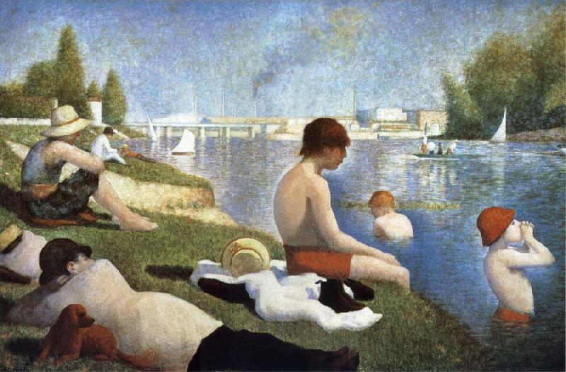 Georges Seurat Bathers of Asnieres